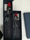 Ezüst Örök rózsa 24cm